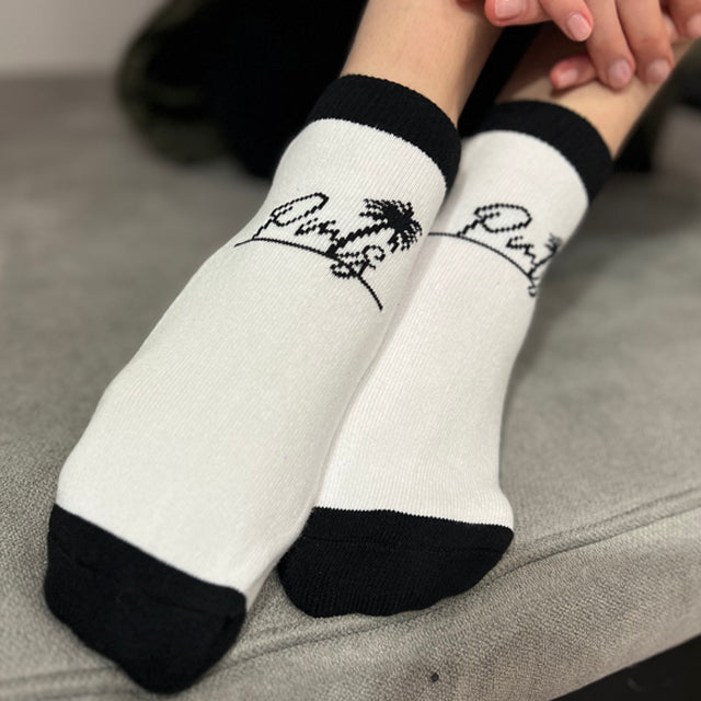 Mid Ankle White MHBMHS Socks